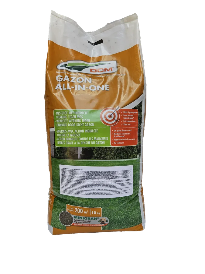 Fertilizant pentru peluza ALL-IN-ONE NPK 10-3-18 DCM 10kg