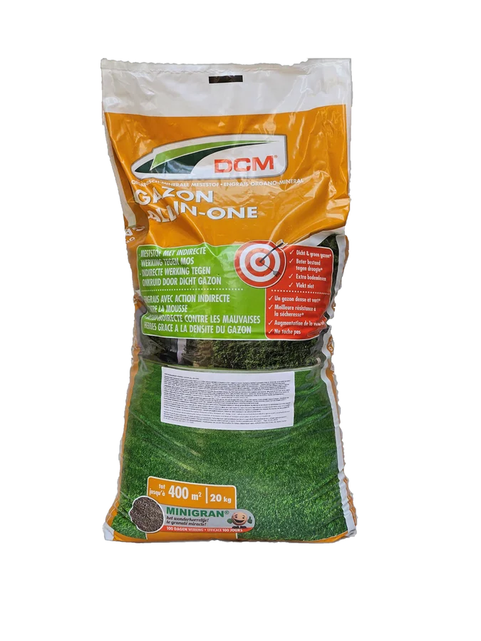 Fertilizant pentru Peluza ALL-IN-ONE NPK 10-3-18 DCM 20kg