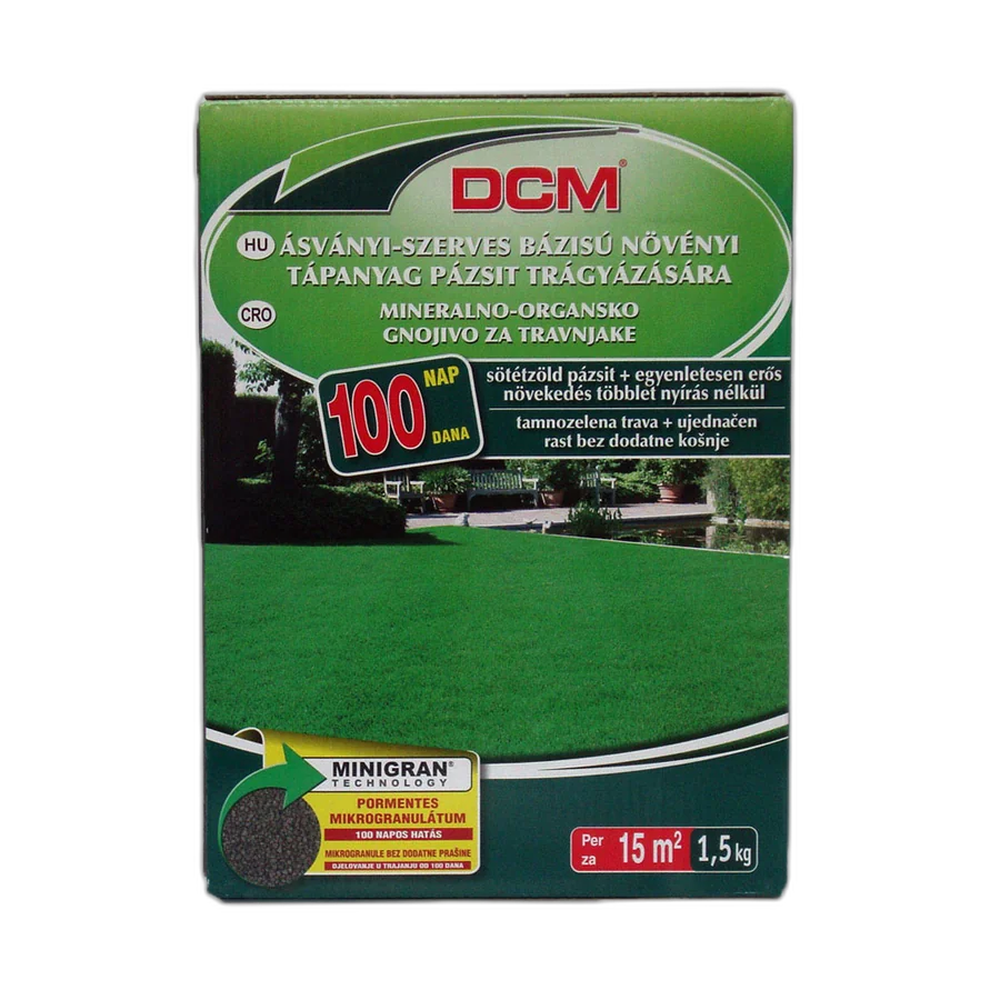 Fertilizant pentru peluza NPK 8-6-7 +3 MgO DCM 1.5 kg