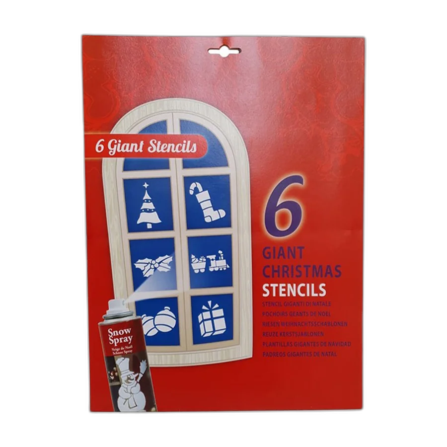 Sablon Decorativ de Craciun Christmas Traditions 6 bucati